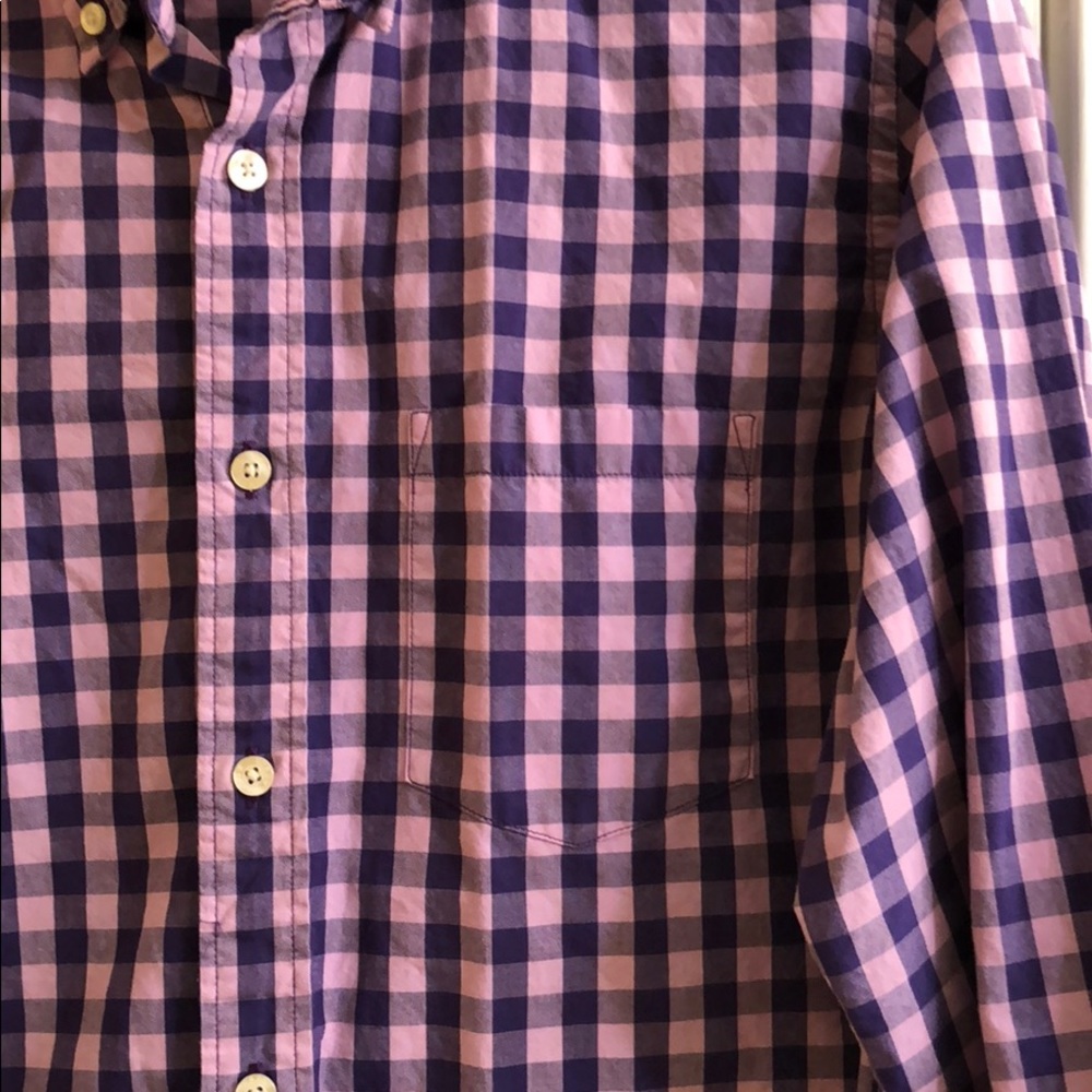J. Crew slim fit Purple Check Button-Down Shirt - Picture 4 of 5